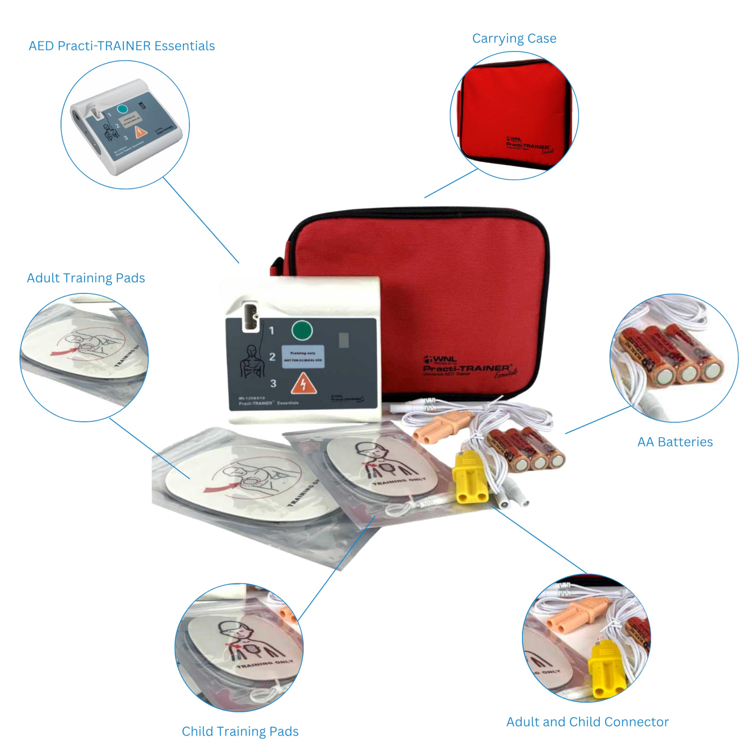 Amazon.com: WNL Products WL120ES10 Practi-Trainer Essentials AED